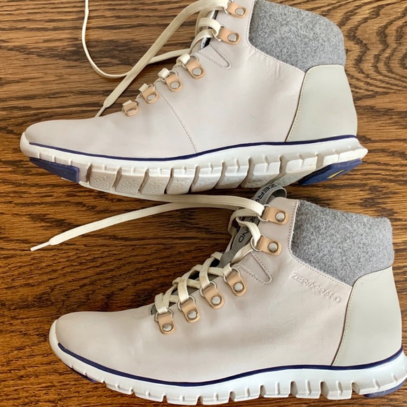 cole haan zerogrand genuine shearling waterproof hiker boot